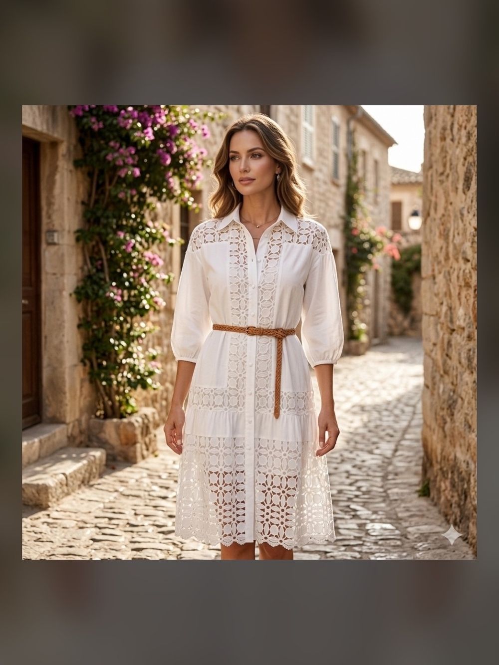 Discover this stunning brand new white shirt dress by ChicMe. This piece feature